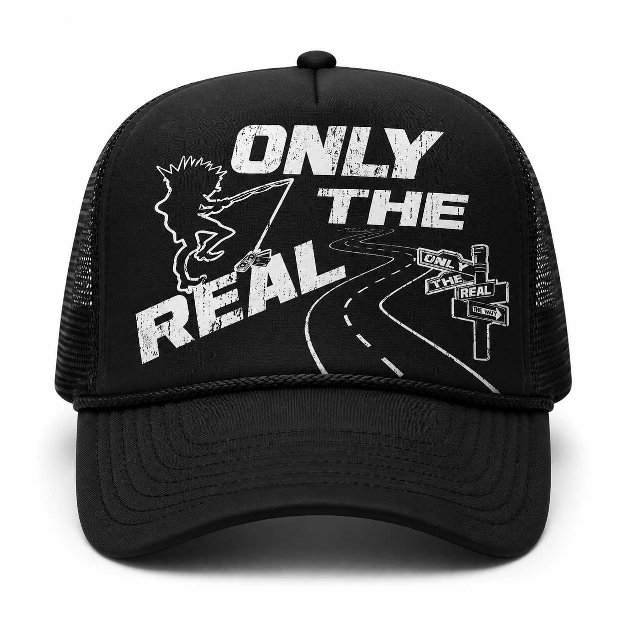 Black Only The Real cap product shot.
